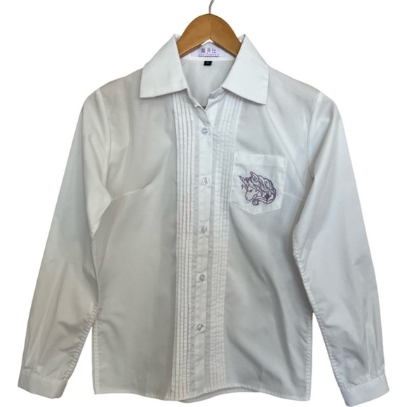 Quirky Unicorn Button Down Shirt BNWOT - Picture 1 of 4